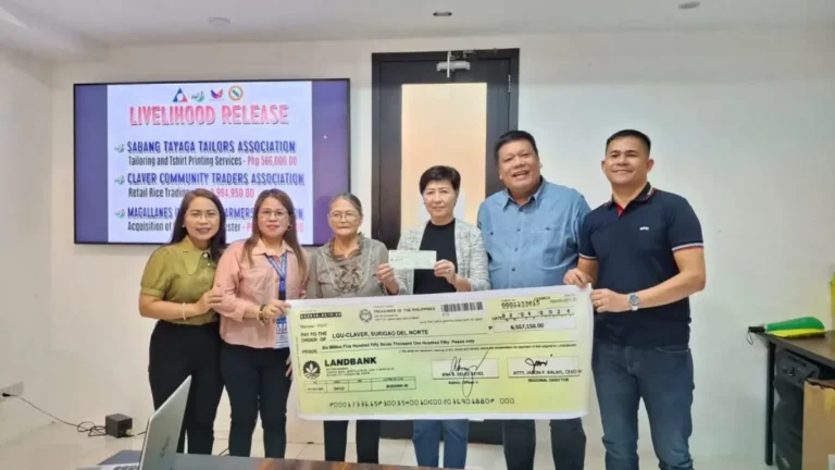 DOLE Grants ₱6.5 Million Livelihood Assistance to Community Groups in Claver, Surigao del Norte