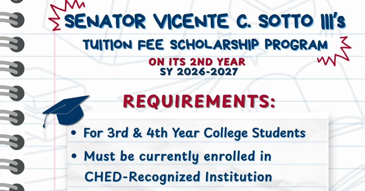 Tito Sotto Scholarship 2026