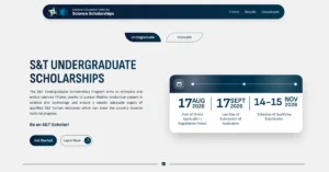 DOST SEI Undergraduate Scholarship 2027